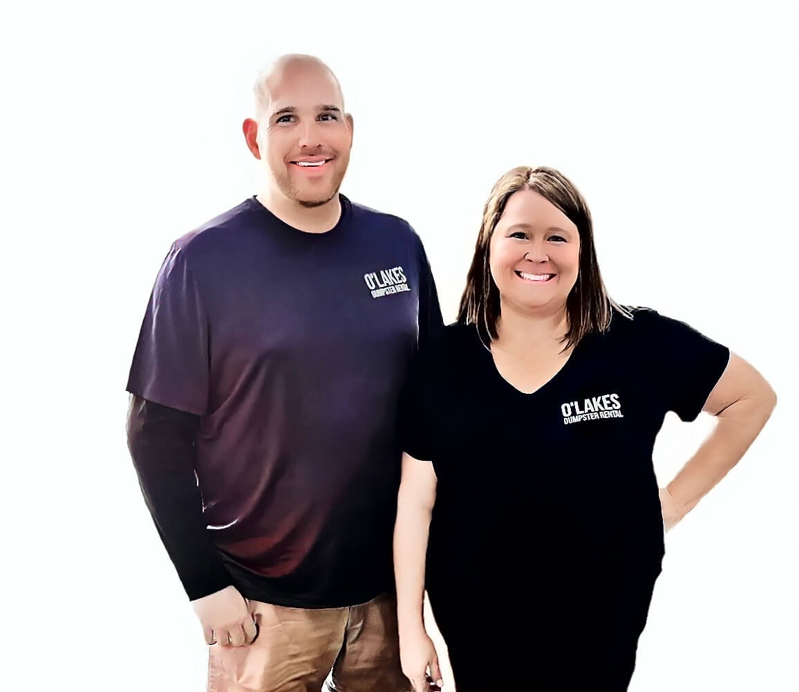 o'lakes dumpster rental in lexington kentucky owners erin o'brien and robert lakes